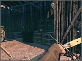 W trakcie wykonywania zadania w roli ochroniarza, koło miejsca gdzie dojdzie do pierwszego starcia z Indianami, znajdować się będzie stodoła - Sekrety | Rozdział VIII | Call of Juarez Więzy Krwi - Call of Juarez: Więzy Krwi - poradnik do gry