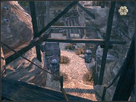 Dalsza droga przeprowadzi Cię przez krótki odcinek pomiędzy skałami, by w ten sposób - Opis przejścia (2) | Rozdział IX | Call of Juarez Więzy Krwi - Call of Juarez: Więzy Krwi - poradnik do gry