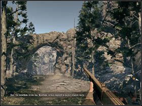 Kilkadziesiąt metrów dalej załączy się scenka - Opis przejścia (1) | Rozdział X | Call of Juarez Więzy Krwi - Call of Juarez: Więzy Krwi - poradnik do gry