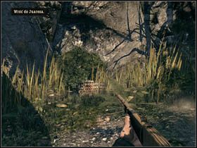 Kolejny sekret umiejscowiony został na kolorowym koszu (luzem) w miejscu, koło którego znajdują się indiańscy snajperzy (będziesz mieć polecenie, ich wyeliminowania) - Sekrety | Rozdział X | Call of Juarez Więzy Krwi - Call of Juarez: Więzy Krwi - poradnik do gry