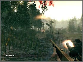 Zabawę rozpoczynamy na pokładzie kajaku, po kilku chwilach, gdy rzeka zakręca, zostaniesz zaatakowany - Opis przejścia (1) | Rozdział XI | Call of Juarez Więzy Krwi - Call of Juarez: Więzy Krwi - poradnik do gry