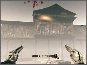 Drugim zadaniem Raya będzie osłanianie brata, podczas starcia przed największym budynkiem w grze - Postacie | Rozdział XIII | Call of Juarez Więzy Krwi - Call of Juarez: Więzy Krwi - poradnik do gry