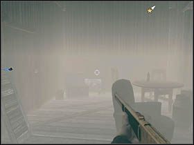 Trzeci sekret ulokowano również w skrzyni, na parterze największego budynku w grze, do którego trafisz chcąc odszukać Widzącego Dalej (po prawej stronie dużego pomieszczenia) - Sekrety | Rozdział XIII | Call of Juarez Więzy Krwi - Call of Juarez: Więzy Krwi - poradnik do gry