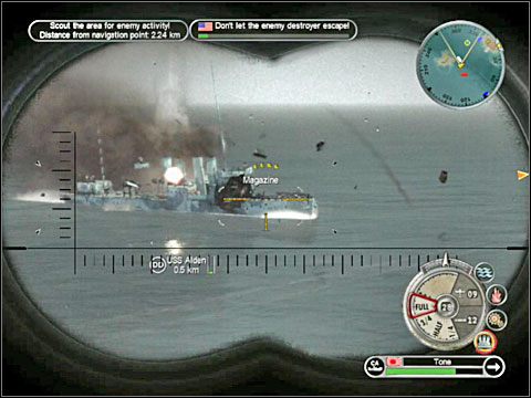Japońskie samoloty zwiadowcze niebawem odkryją pierwszy amerykański pancernik chowający się za jedną z wysp na północy - to USS South Dakota - Misja 9 - Solomons Skirmish (cz.1) | Japonia | Battlestations Pacific - Battlestations: Pacific - poradnik do gry