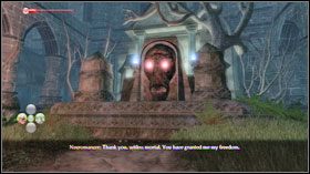 Podejdź do celi z ognikami #1 - Fabuła w Fable II - Costume Party | See the Future - Fable II - poradnik do gry