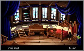 Otwieramy szafkę i zabieramy z niej pudełko płatków do mleka (cereal ) - Cz. II - Wyprawa - Opis przejścia - The Secret of Monkey Island: Special Edition - poradnik do gry