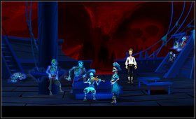 Podążając za jej wzrokiem w końcu docieramy do miejsca naszego przeznaczenia - Cz. III - Pod małpią wyspą (2) - Opis przejścia - The Secret of Monkey Island: Special Edition - poradnik do gry
