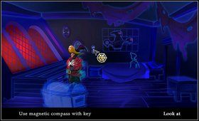 Idziemy w lewo i otwieramy drzwi do kajuty LeChucka - Cz. III - Pod małpią wyspą (3) - Opis przejścia - The Secret of Monkey Island: Special Edition - poradnik do gry