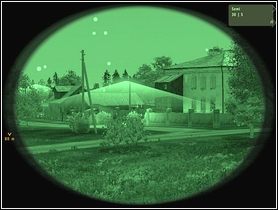 Wbiegnij do zabudowań swobodnie, najlepiej od lewej strony [1] - Misja 2 - Into the Storm | Kampania w ArmA II - ArmA II - poradnik do gry