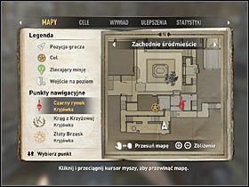 Tuż po zainicjowaniu rozmowy ze stojącym przed Tobą sojusznikiem gra wyświetli na Twoim ekranie okno mapy - Etap 2 - Zachodnie śródmieście | Opis przejścia Wolfenstein - Wolfenstein - poradnik do gry