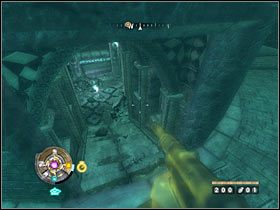 KONIECZNIE uaktywnij medalion, gdyż tylko w taki sposób odkryjesz bezpieczną ścieżkę do artefaktu - Etap 3 - Obszar wykopalisk (cz.2) | Opis przejścia Wolfenstein - Wolfenstein - poradnik do gry