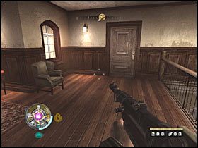 Od razu kieruj się na najwyższe piętro, chyba że zależy Ci na dokładnej eksploracji posiadłości w poszukiwaniu sekretów - Etap 5 - Dom oficera | Opis przejścia Wolfenstein - Wolfenstein - poradnik do gry