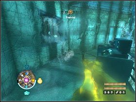 Po znalezieniu się w sali z cylindrem zabij tylko te mutanty, które znajdują się na schodach - Etap 9 - Pieczary (cz.3) | Opis przejścia Wolfenstein - Wolfenstein - poradnik do gry