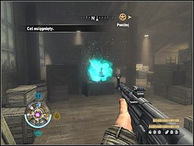 Musisz teraz wejść do jednego z pomieszczeń zlokalizowanych po lewej stronie - Etap 11 - Sztab SS | Opis przejścia Wolfenstein - Wolfenstein - poradnik do gry