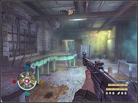 Usuń stojących w środku dwóch żołnierzy i ruszaj prosto - Etap 14 - Fabryka konserw (cz.2) | Opis przejścia Wolfenstein - Wolfenstein - poradnik do gry