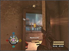 Uważaj ponieważ w międzyczasie wewnątrz hali pojawią się nowi wrogowie - Etap 14 - Fabryka konserw (cz.2) | Opis przejścia Wolfenstein - Wolfenstein - poradnik do gry