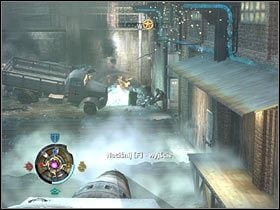 Pomieszczenie kontrolne jest pilnowane przez dość liczną grupkę żołnierzy wroga i tradycyjnie już najbardziej uważaj na przeciwnika z artefaktem - Etap 14 - Fabryka konserw (cz.3) | Opis przejścia Wolfenstein - Wolfenstein - poradnik do gry