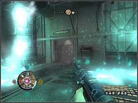 Cała zabawa polega na umiejętnym balansowaniu między ładowaniem własnego paska mocy, a blokowaniem możliwości regeneracji przez bossa - Etap 14 - Fabryka konserw (cz.3) | Opis przejścia Wolfenstein - Wolfenstein - poradnik do gry