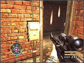 Po wygranym pojedynku skieruj się w stronę przejścia zlokalizowanego za zniszczoną przed chwilę maszyną, a dotrzesz do niezbadanego jeszcze miejsca - Etap 20 - Zachodnie lotnisko | Opis przejścia Wolfenstein - Wolfenstein - poradnik do gry