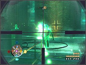 Kolejni wrogowie pojawią się w oddali i w tym przypadku radziłbym korzystać z karabinu, starannie eliminując kolejne cele - Etap 21 - Wschodnie lotnisko | Opis przejścia Wolfenstein - Wolfenstein - poradnik do gry