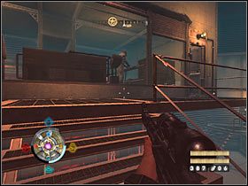 Idź przed siebie aż znajdziesz się w hali z portalem - Etap 22 - Zeppelin (cz.2) | Opis przejścia Wolfenstein - Wolfenstein - poradnik do gry