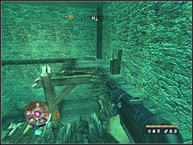 Sekret 30 (wschód): Ten sam magazyn, w którym znalazłeś sekret #29 - Etap 1 i 6 - Złoto (cz.4) | Sekrety Wolfenstein - Wolfenstein - poradnik do gry