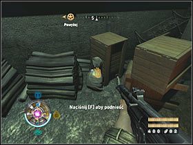 Sekret 1: Tuż po rozpoczęciu misji zbadaj teren pod schodami - Etap 12 - Złoto | Sekrety Wolfenstein - Wolfenstein - poradnik do gry