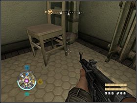 Sekret 3: Na końcu pierwszego korytarza, za krzesłem - Etap 13 - Złoto (cz.1) | Sekrety Wolfenstein - Wolfenstein - poradnik do gry