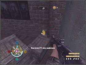 Sekret 17: W pomieszczeniu ze zbrojami znajdującymi się przy lewej ścianie, zanim jeszcze dotrzesz do ogromnej hali z polem siłowym - Etap 14 - Złoto (cz.2) | Sekrety Wolfenstein - Wolfenstein - poradnik do gry