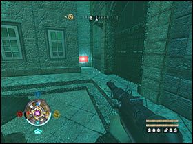 Sekret 1 (wschodnie centrum): Zanim jeszcze zeskoczysz od kanałów, na północny-zachód od kryjówki członków ruchu oporu - Etap 15 i 18 - Księgi | Sekrety Wolfenstein - Wolfenstein - poradnik do gry