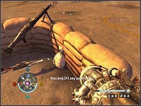 Sekret 6 (zachodnie lotnisko): Po wyjściu z pierwszego magazynu - Etap 20 i 21 - Złoto (cz.1) | Sekrety Wolfenstein - Wolfenstein - poradnik do gry