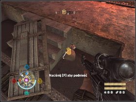 Sekret 12 (zachodnie lotnisko): Wewnątrz magazynu, gdzie znajduje się przejście do wschodniej części lotniska - Etap 20 i 21 - Złoto (cz.2) | Sekrety Wolfenstein - Wolfenstein - poradnik do gry