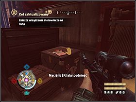 Sekret 1 - Sprzęt związany z Woalem: W początkowej fazie misji, tuż po przejściu przez dziurę, z której skorzystał opancerzony żołnierz z pistoletem Tesli - Etap 22 - Wywiad | Sekrety Wolfenstein - Wolfenstein - poradnik do gry