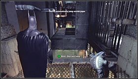 Po wyjściu z szybu udaj się w prawo i uratuj jednego z wartowników - Intensive Treatment (cz.1) | Opis przejścia Batman Arkham Asylum - Batman: Arkham Asylum - poradniki