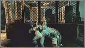 Snajperzy będą regularnie przemieszczali się pomiędzy dwoma ustalonymi punktami, tak więc nie możesz się czuć w pełni bezpiecznie - Arkham Island #3 | Opis przejścia Batman Arkham Asylum - Batman: Arkham Asylum - poradniki