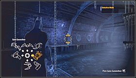 Po znalezieniu się w nowym miejscu zejdź po schodach i skieruj się w prawo, otwierając pokazane na pierwszym screenie drzwi - Caves #2 (cz.1) | Opis przejścia Batman Arkham Asylum - Batman: Arkham Asylum - poradniki