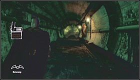 Podejdź kawałek do przodu i ponownie użyj Line Launchera, tym razem celując w platformę znajdującą się po prawej stronie - Caves #2 (cz.1) | Opis przejścia Batman Arkham Asylum - Batman: Arkham Asylum - poradniki