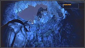 Ruszaj na północ, a po znalezieniu się na górze skorzystaj z Line Launchera (pierwszy screen) w celu przedostania się na sąsiednią wysepkę - Caves #2 (cz.3) | Opis przejścia Batman Arkham Asylum - Batman: Arkham Asylum - poradniki