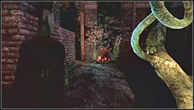 Docelowo musisz dotrzeć do pokazanych na pierwszym screenie północnych drzwi, prowadzących do badanej już wcześniej strefy Main Sewer Junction - Caves #2 (cz.3) | Opis przejścia Batman Arkham Asylum - Batman: Arkham Asylum - poradniki