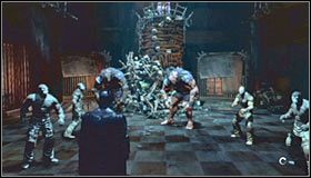 Przed Tobą bardzo trudna bitwa, w trakcie trwania której będziesz musiał stawić czoła nie tylko dwóm zmutowanym stworom, ale także wielu zwykłym skazańcom - Penitentiary #2 - FINAŁ | Opis przejścia Batman Arkham Asylum - Batman: Arkham Asylum - poradniki