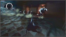 Po tym jak pomieszczenie nieco się oczyści zacznij korzystać z Batarangów w celu ogłuszania biegnących w Twoją stronę potworów - Penitentiary #2 - FINAŁ | Opis przejścia Batman Arkham Asylum - Batman: Arkham Asylum - poradniki