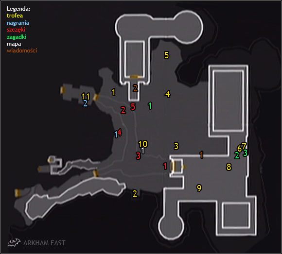 Nagrania - Arkham East (cz.1) | Sekrety Batman Arkham Asylum - Batman: Arkham Asylum - poradniki