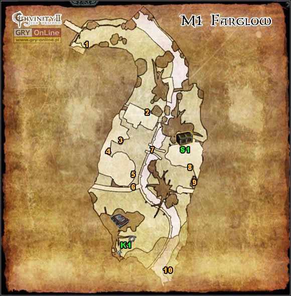 1 - [M1] Mapy - Farglow | Mapy i lista zadań | Divinity II Ego Draconis - Divinity II: Ego Draconis - poradniki