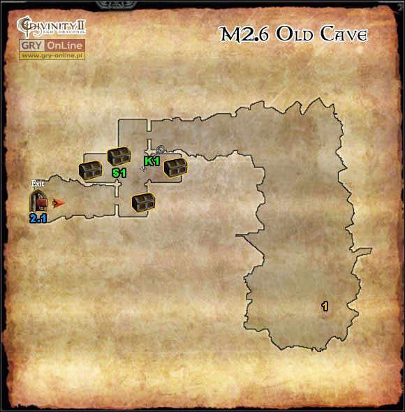 1 - [M2] Mapy - Secret Passage, Lost Cavern, Old Cave | Mapy i lista zadań - Divinity II: Ego Draconis - poradniki