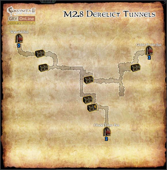 1 - [M2] Mapy - Forgotten Outpost, Derelict Tunnels, Bandit Camp | Mapy i lista zadań - Divinity II: Ego Draconis - poradniki
