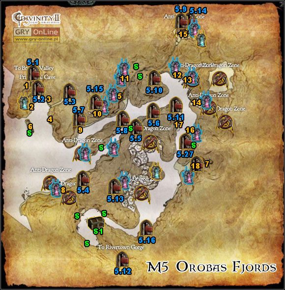 1 - [M5] Mapy - Orobas Fjords | Mapy i lista zadań | Divinity II Ego Draconis - Divinity II: Ego Draconis - poradniki