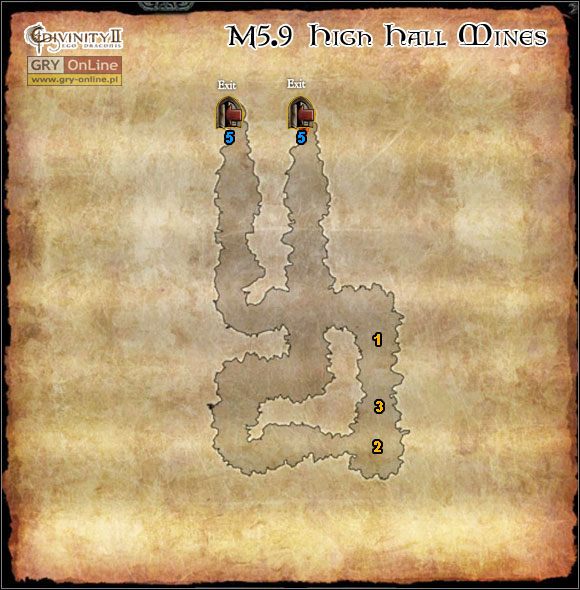1 - [M5] Mapy - Depleted Ore Mine, Stones Flying Fortress, High Hall Mines | Mapy i lista zadań - Divinity II: Ego Draconis - poradniki