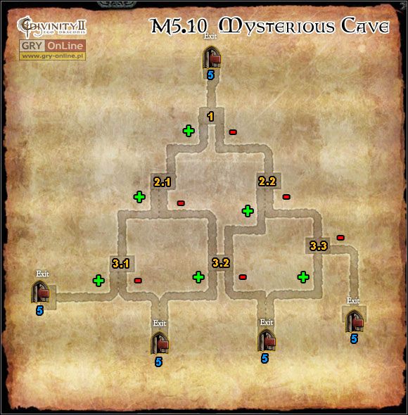 Szczegółowy opis w misji Mysterious Cave M5(10) - [M5] Mapy - Mysterious Cave, Razes Flying Fortress, Kalis Flying Fortress | Mapy i lista zadań - Divinity II: Ego Draconis - poradniki