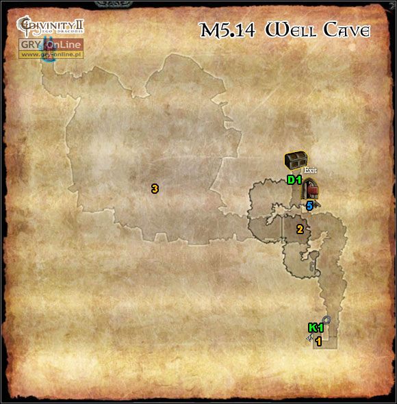 1 - [M5] Mapy - Red Hammer Tribe, Well Cave, Orobas Crypt | Mapy i lista zadań - Divinity II: Ego Draconis - poradniki