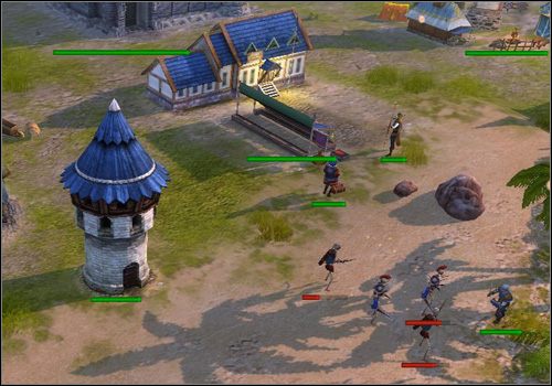 Rozpoczynasz w samym centrum mapy [Z] - Misja 3 - The Great Towers | Kampania | Majesty 2 - Majesty 2: Symulator Królestwa Fantasy - poradnik do gry